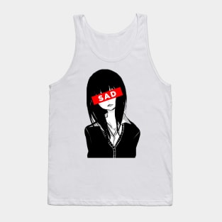 Sad girl Tank Top